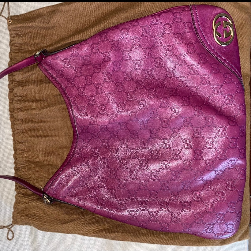 Authentic Gucci Hobo Pink Bag